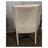 Vintage Transitional Coastal White Dining Chairs - Set of 6
