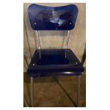 Zeritalia Glass Chip Chairs and Table Top by Tim Power (1993) - 4 Chairs & Glass Table Top