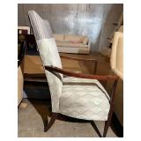 HBF The New Tradition Armchair - Diamond Argyle Upholstery, Gray
