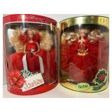 Barbie Happy Holidays 1988 & 1993 - Special Edition Dolls Set (2)