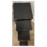 Metal Nesting Tables - Set of 4 - 26 1/2 in H x 13 in D