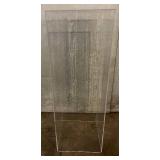 Clear Acrylic Display Pedestal 40 in H x 14 in W x 14 in D