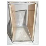 Polly Berg RE300 Hand Made Lucite Display Boxes Bathroom Garbage (Lot of 2)