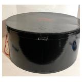 Saks Fifth Avenue Round Hat Box - Black