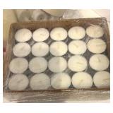 Lanterns & Candles Set - Glass Hurricane, Pillar Candles, Tea Lights
