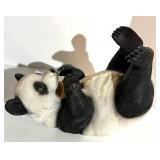 Big Ben Clock & Panda Figurines Decor Lot (Lot of 6)