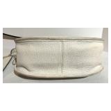 Mulberry England White Leather Sadie Shoulder Bag - Gold Lock