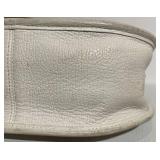 Mulberry England White Leather Sadie Shoulder Bag - Gold Lock