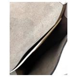 Mulberry England White Leather Sadie Shoulder Bag - Gold Lock