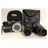 Panasonic Lumix Digital Camera with Leica Lens - 10x Optical Zoom & Nikon Binoculars 9x25