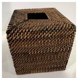 Wicker Baskets Assorted (Lot of 6) including Tissue Box Cover