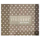 Desk Organizer Set - Metal Mesh Baskets & Wood Tray