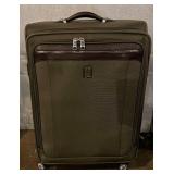 Luggage Set - Black Suitcases, Olive Green Case & Brown Duffel