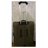 Luggage Set - Black Suitcases, Olive Green Case & Brown Duffel
