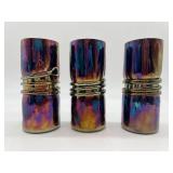 Esteban Prieto Signed Vintage Studio Art Glass Tumblers (Lot of 3)