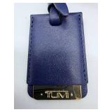 TUMI Crossbody Bag - Navy Blue Nylon with Gold Hardware