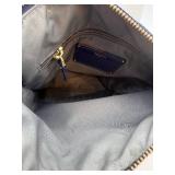 TUMI Crossbody Bag - Navy Blue Nylon with Gold Hardware