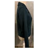 Old Navy XS Teal Asymmetric Zip Jacket & Dea Genuine Leather Mesh Jacket AUS 10 US 6