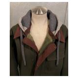 Burton Living Lining Parka - Olive Green & Camouflage Lining, Size M