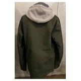 Burton Living Lining Parka - Olive Green & Camouflage Lining, Size M