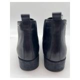 Geox Amphibiox Chelsea Boot - Black Leather Ankle Boot