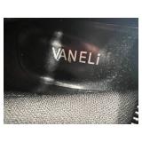 VANELI Black Suede Knee-High Boots - Side Zip, Block Heel - Size 7