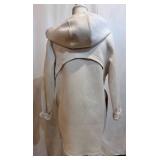 Lululemon Zip Front Hoodie Jacket Dress - Size 8 - Cream