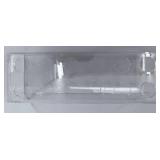 Clear Acrylic Display Blocks 12 x 4 x 2 in with 1 in Holes (3-Pack)