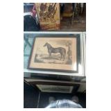 mid 1800s Monmouth eclipse etching