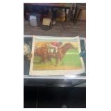 1974 Eddie Arcaro signed and numbered print