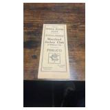 1934 pimlico Maryland jockey club race program