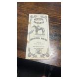 1952 Churchill downs spring meeting race program