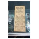 1933 San Mateo county jockey club race program