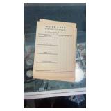 1938 beaver lake ice racing score cards