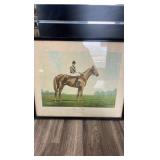 1929 man o war lithograph by j. martin