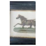 late 1800s horse racing lithograph