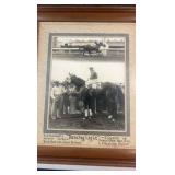 1942 dancing light horse racing photograph