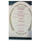 1974 Kentucky derby 100th anniversary Churchill downs menu
