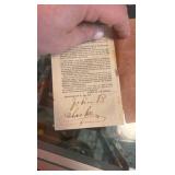 1871 the Kentucky stallion Len rogers booklet with multiple signatures