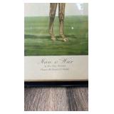 1929 man o war lithograph by j. martin