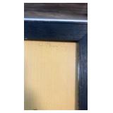 horse racing painting on plywood