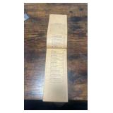 1906 Brighton beach races race program