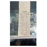 1950 pimlico Maryland jockey club race program