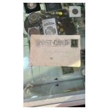 antique dan patch post card and envelope