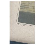 1820 horse racing etching