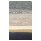 1875 HONEYMOON greyhound racing lithograph