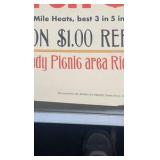 1853 horse racing photo reproduction