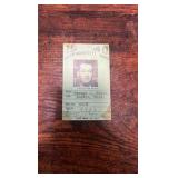 1938-1940 Pinkerton national detective agency employee I.d. cards for famous race tracks