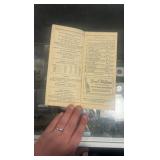 1951 Saratoga race program