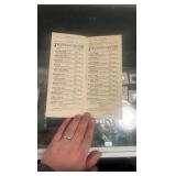 1952 New Orleans fair grounds race program